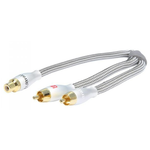 Ultralink Ultralink Caliber UAY1F2M Y RCA Cable 2 Male to 1 Female