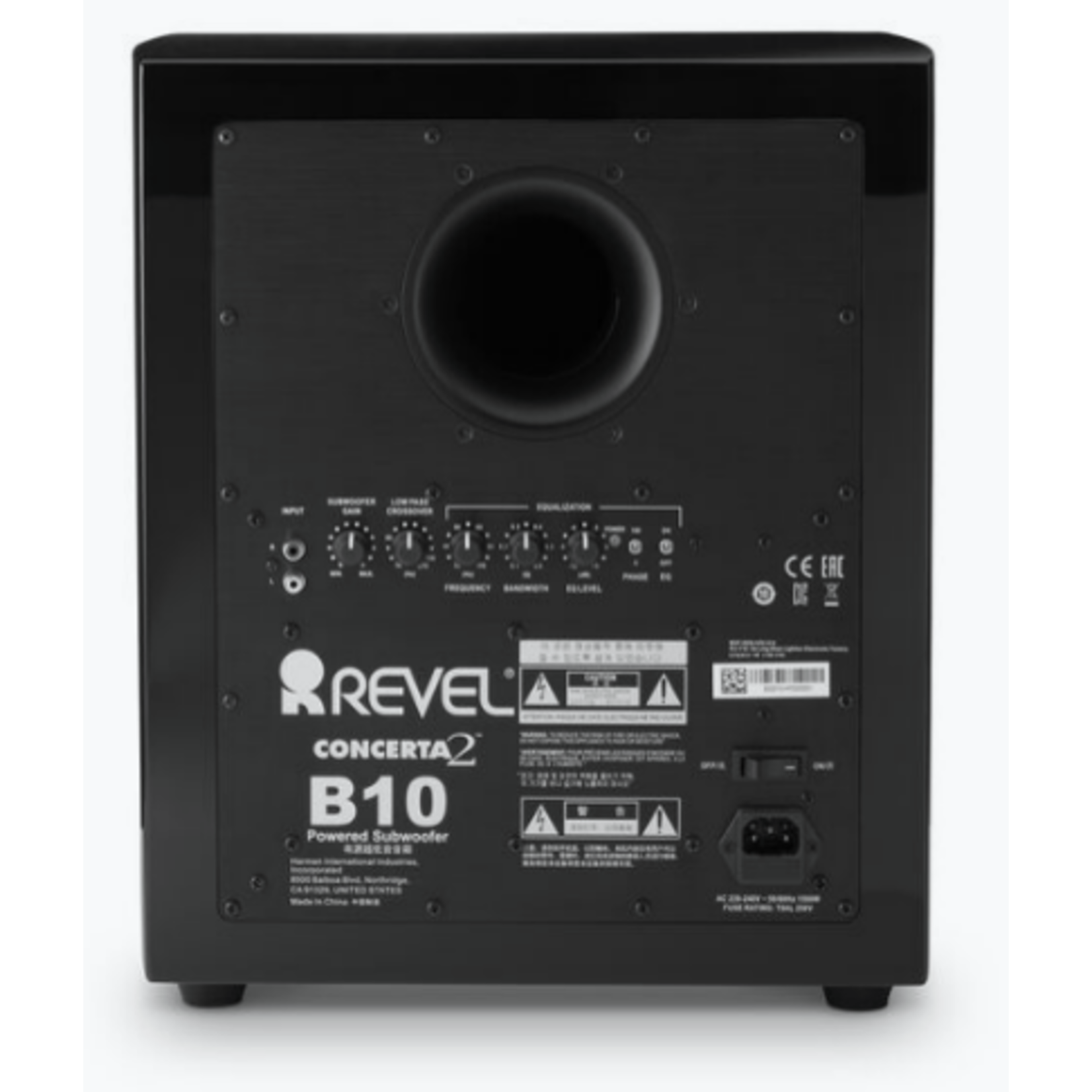 Revel Revel Concerta2 B10 Powered Subwoofer (gloss black)