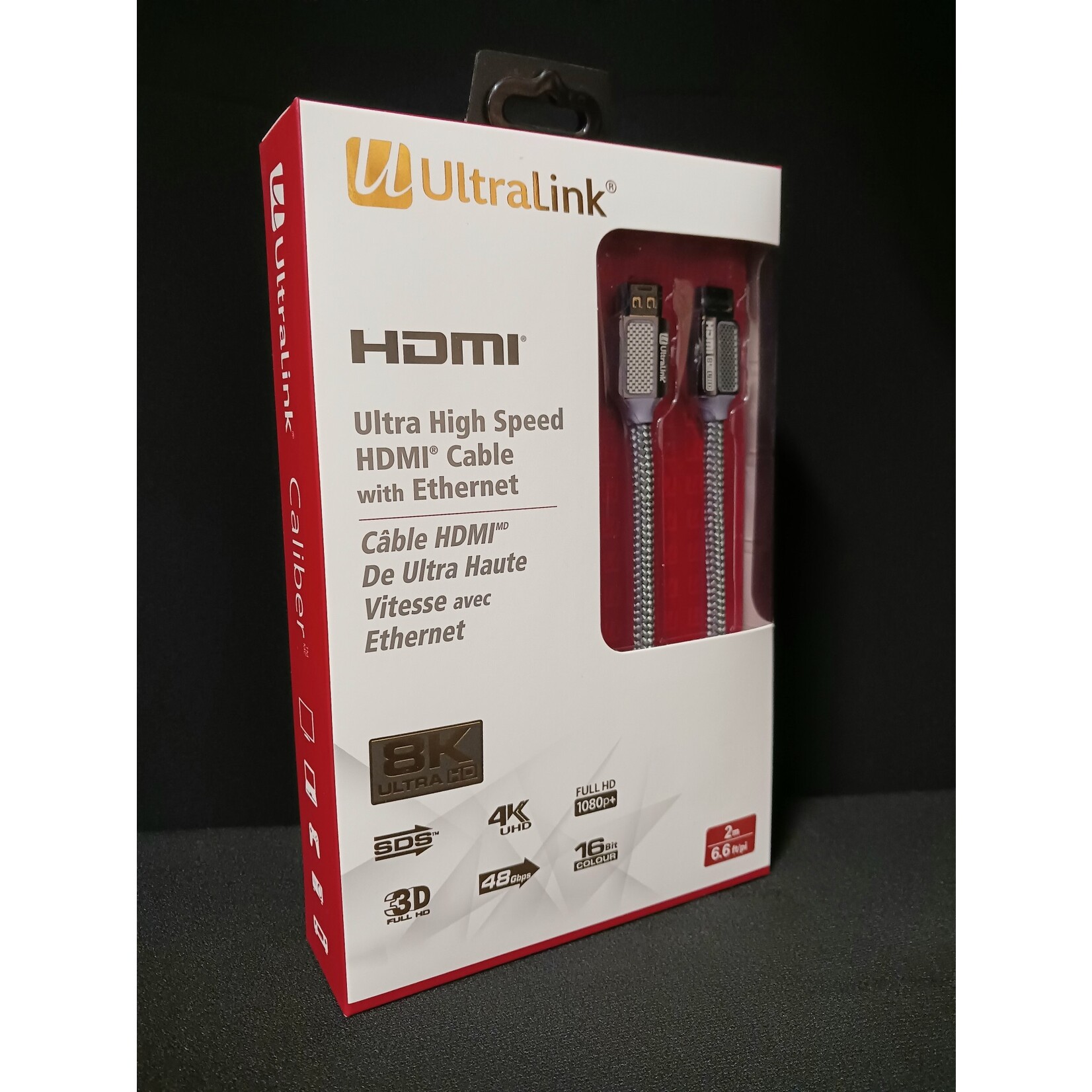 Ultralink Ultralink Caliber UHD2M8K Ultra High Speed HDMI Cable (6.6' / 2m)