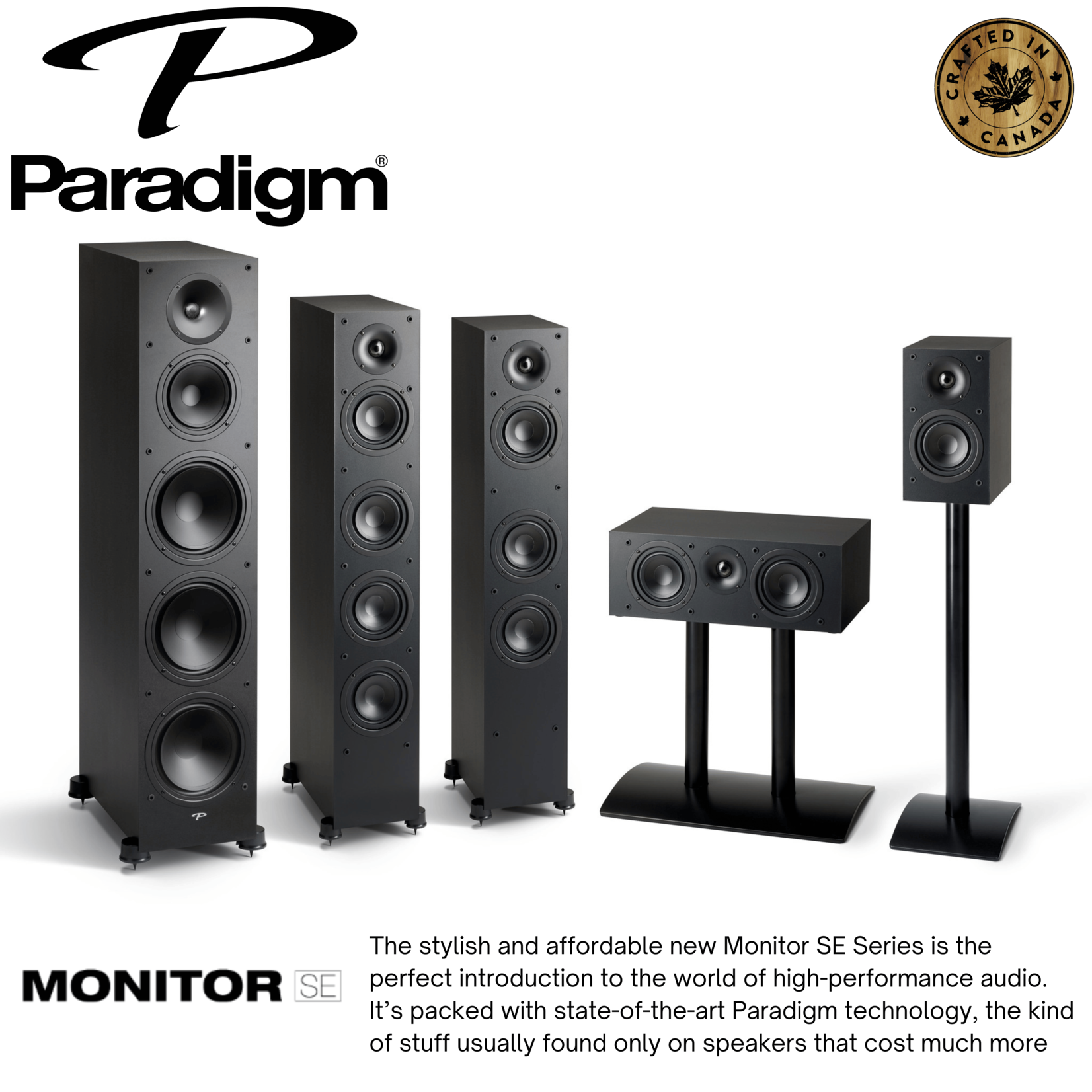 Paradigm Paradigm Monitor SE Atom bookshelf speakers (pair)