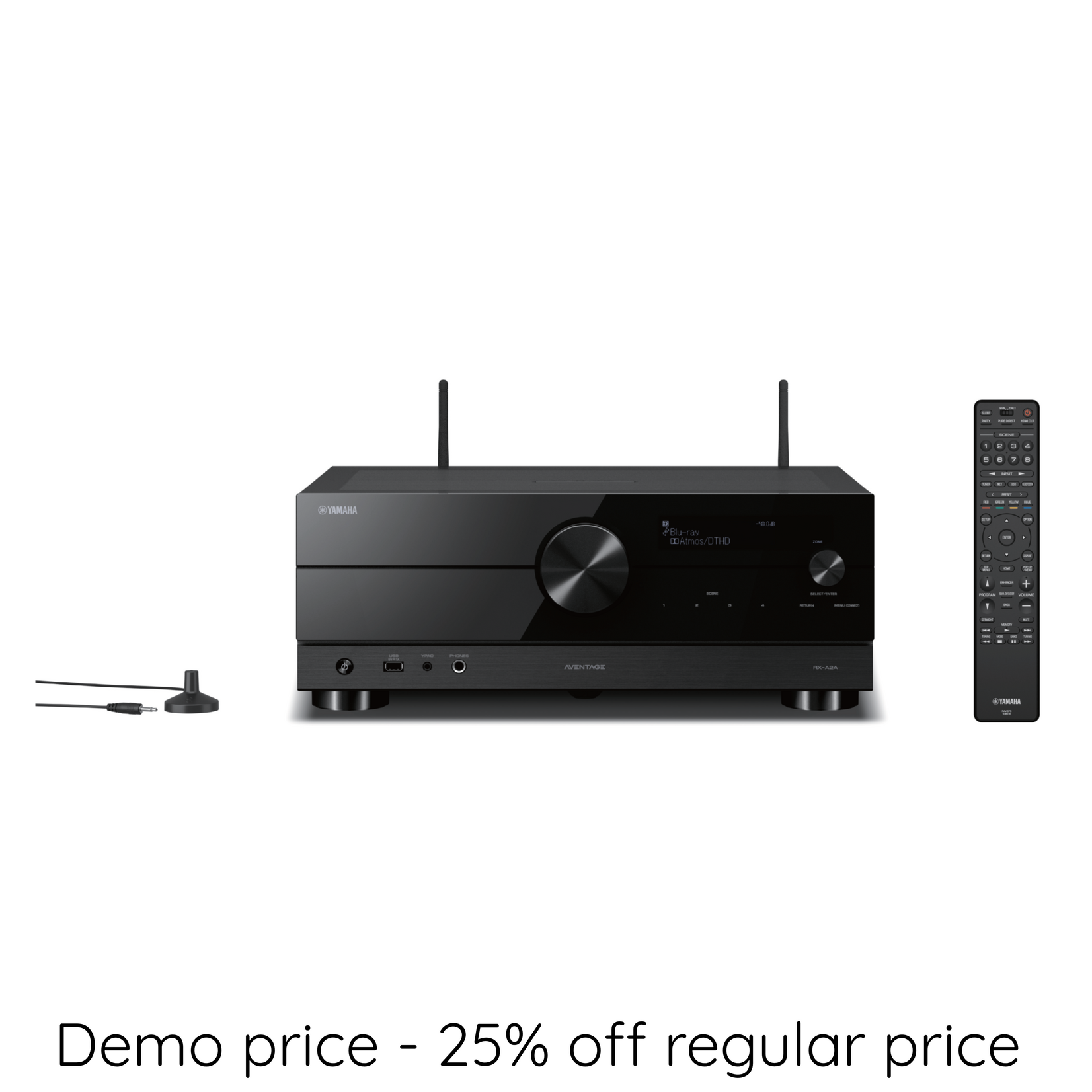 Yamaha Yamaha RX-A2A Aventage 7.2-Channel AV Receiver with 8K HDMI and MusicCast