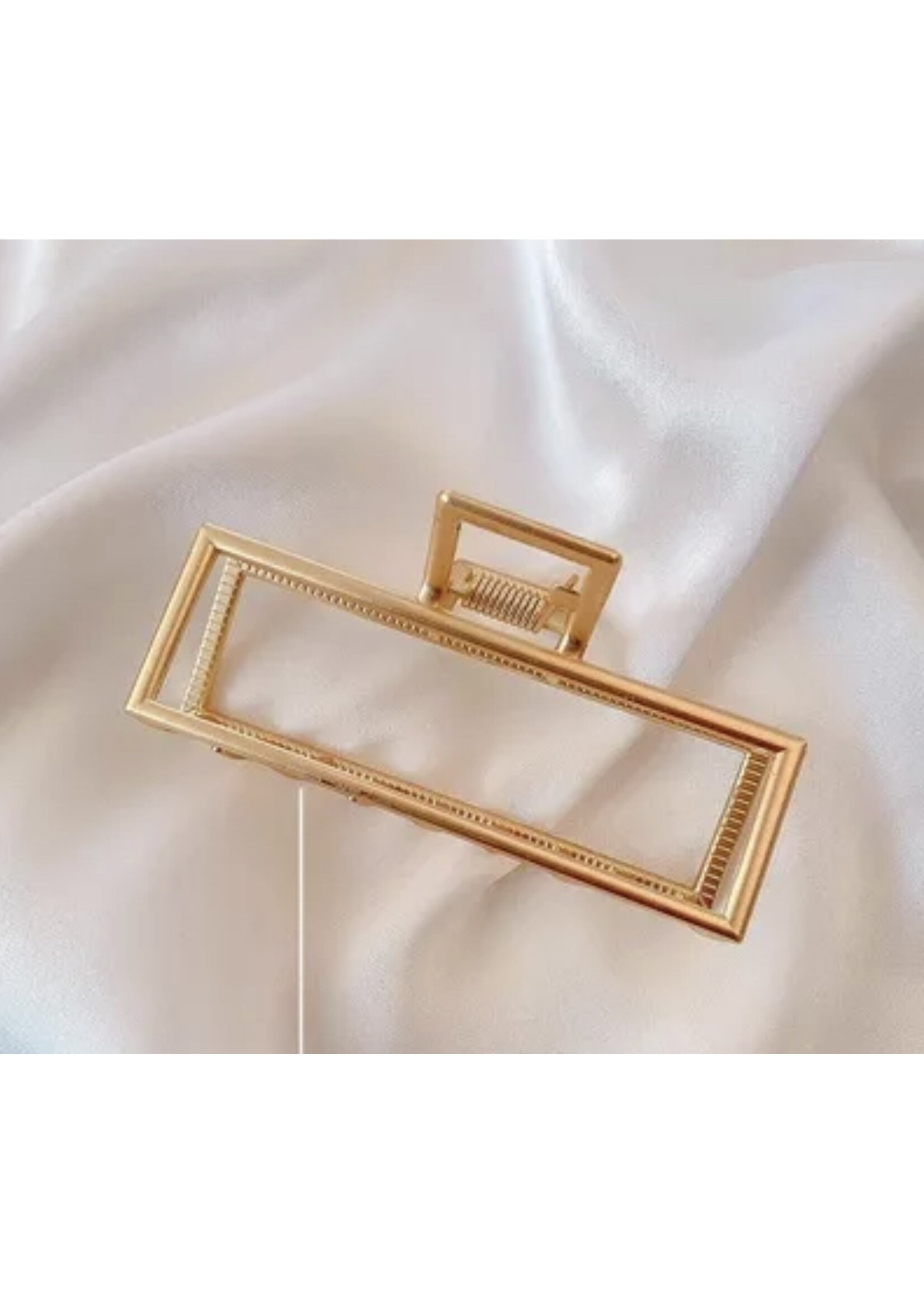 Gold metal hairclip