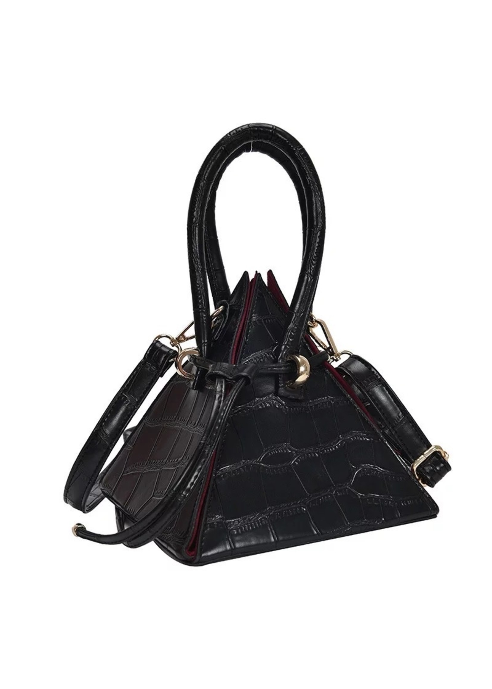 Pyramid Handbag (Black)