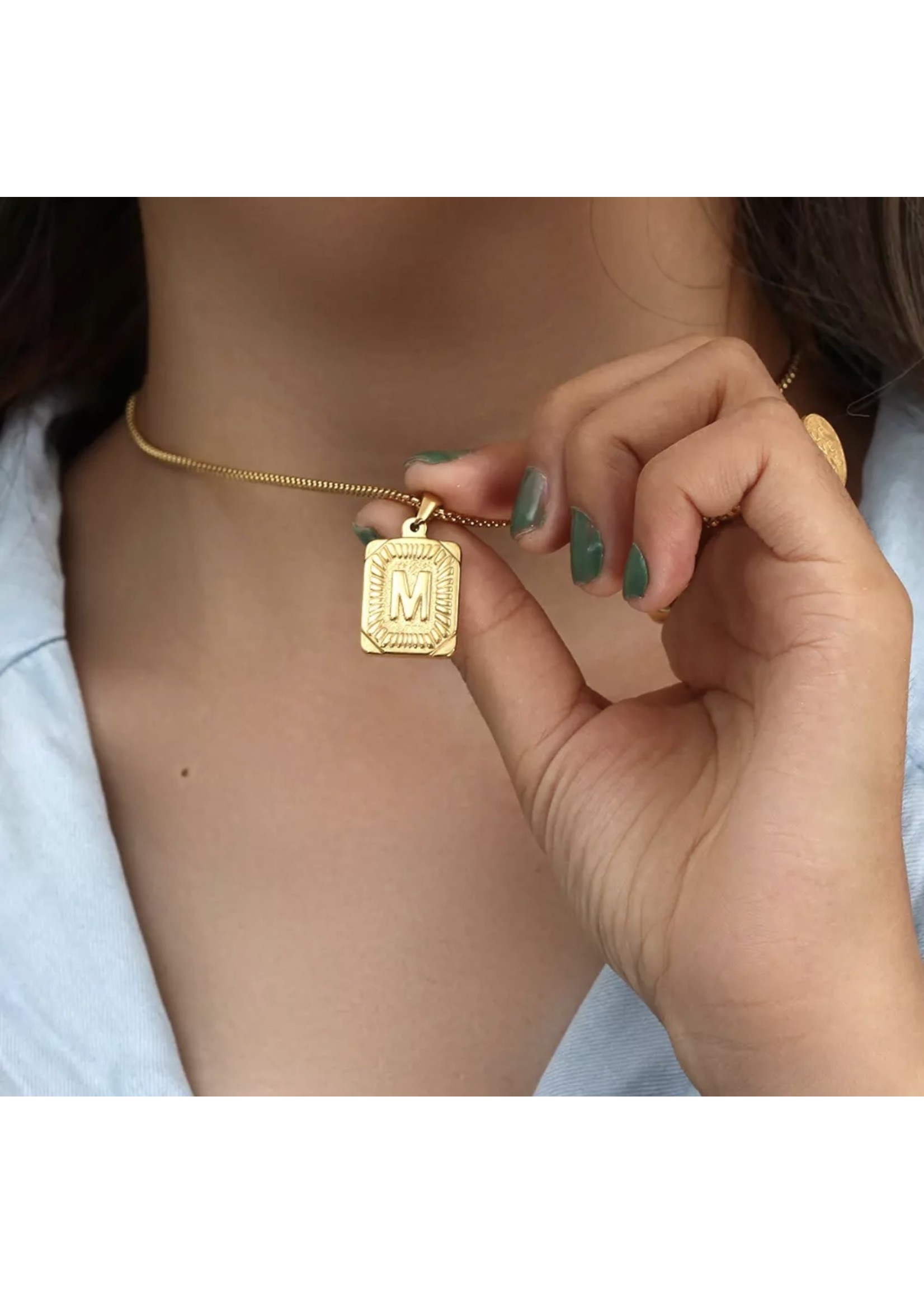 Gold Letter Necklace