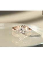 Rose crown detail ring
