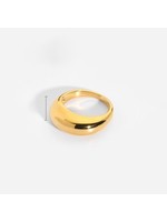 Thick round statement ring