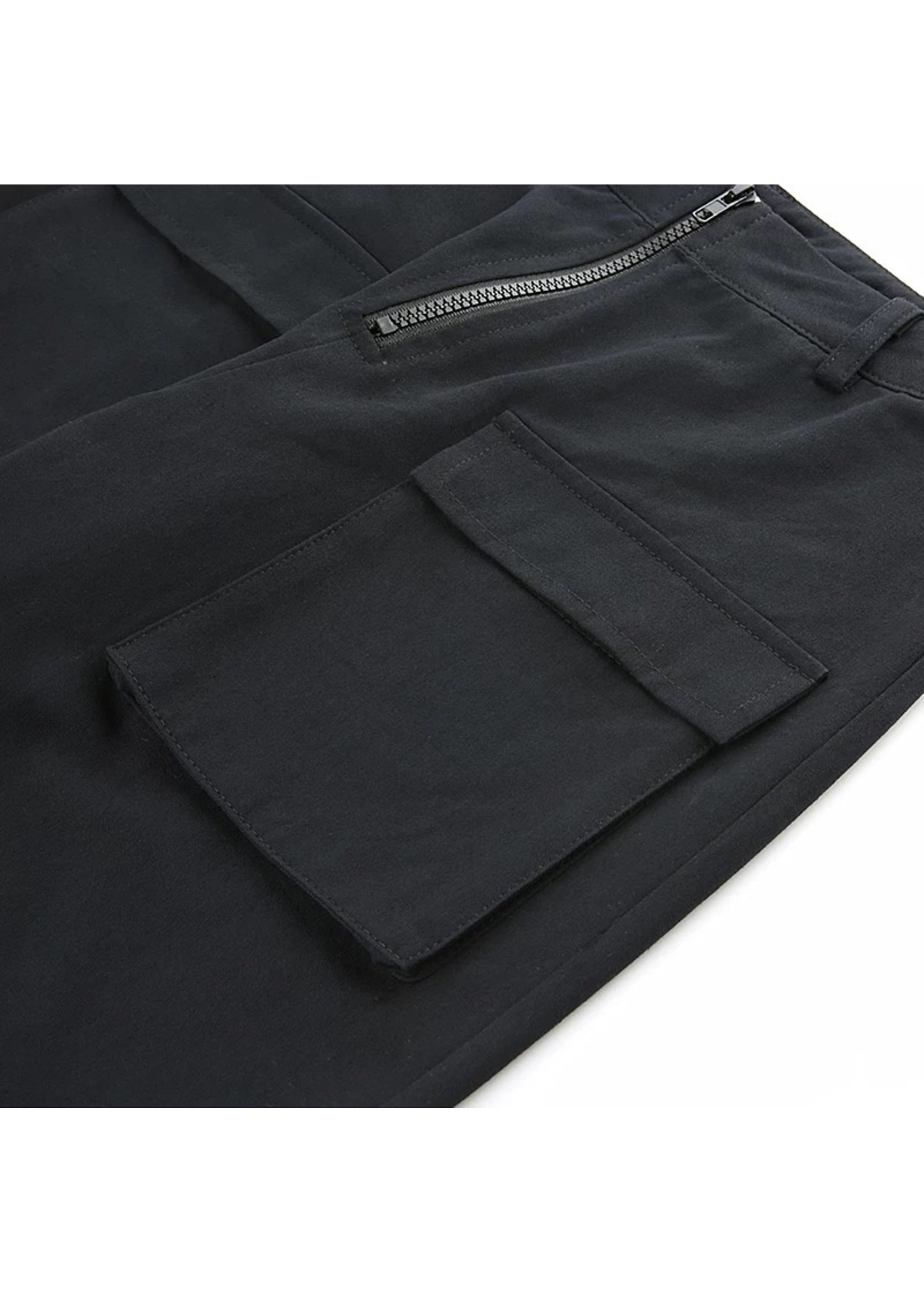 Street wear zip cargo pants