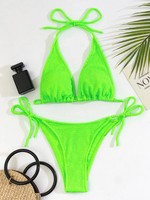 Basic triangle bikini set