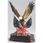 Marco Full Color Eagle with 2 American Flags