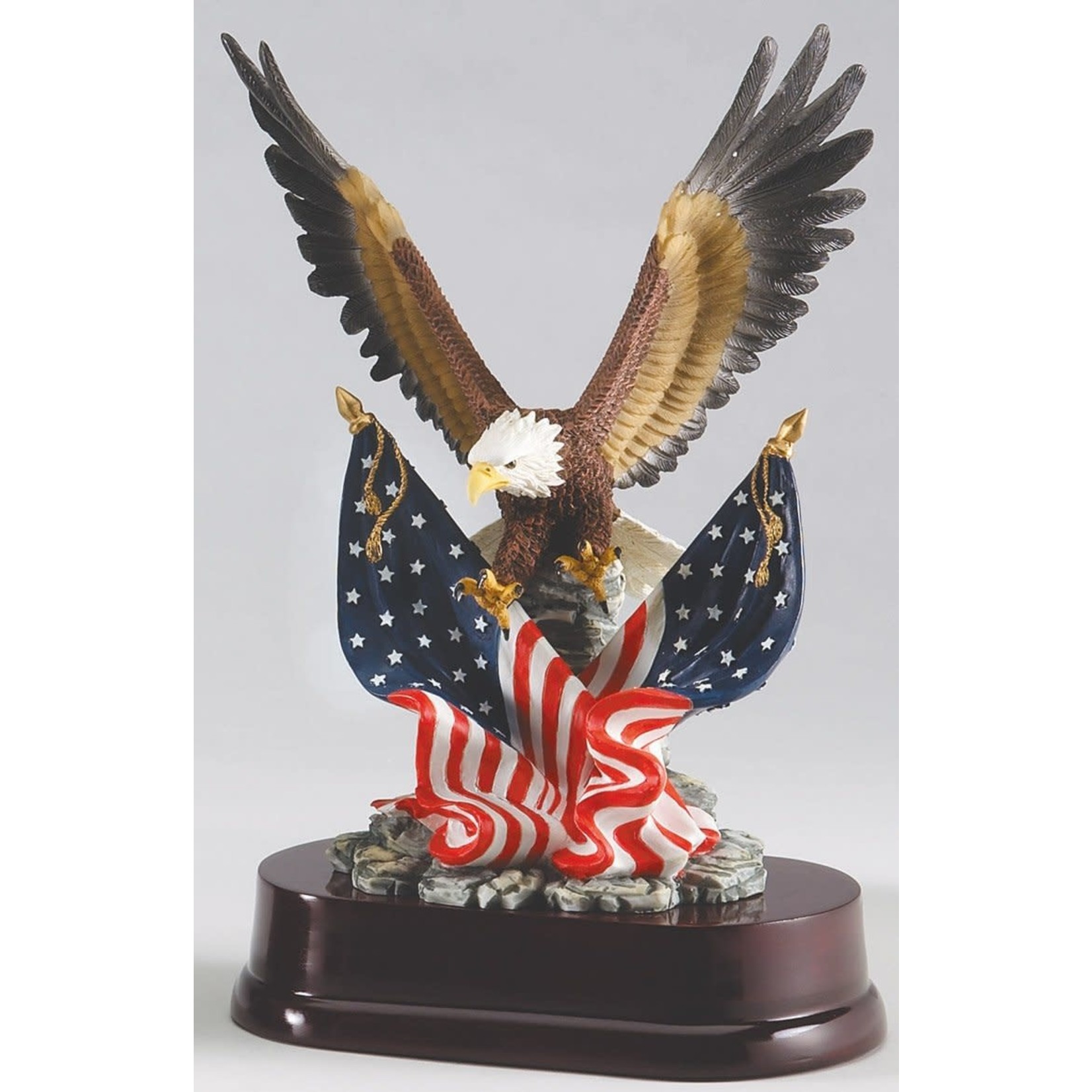 Marco Full Color Eagle with 2 American Flags