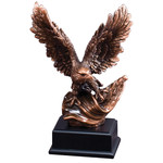 Marco 10" Bronze Eagle with Flag
