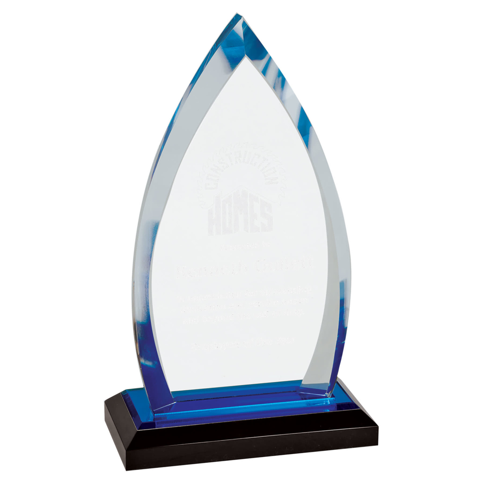 JDS Industries IMP602BU Blue Oval on base