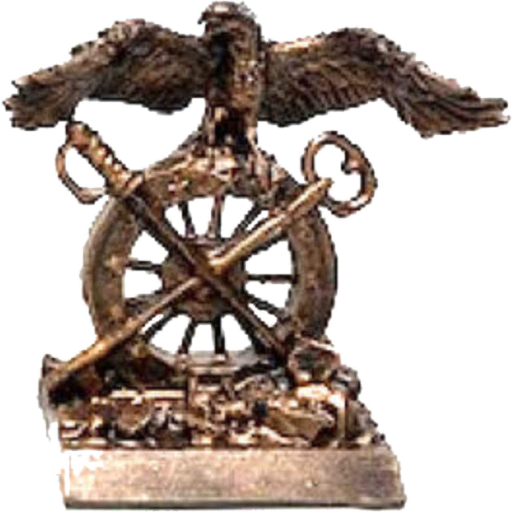 Coyent Quartermaster Small mounted on base w/ engraving plate