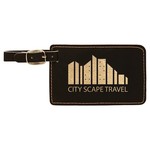 JDS Industries GFT243A Luggage Tags AVailable in Black w/gold, black w/ silver, rustic, blue, teal