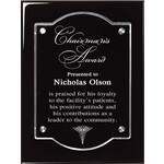Marco FAP2810 8x10  Acrylic Plate w/Black Piano plaque includes engraving