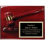 Marco AGP-40PL Rosewood Gavel Plaque includes engraving