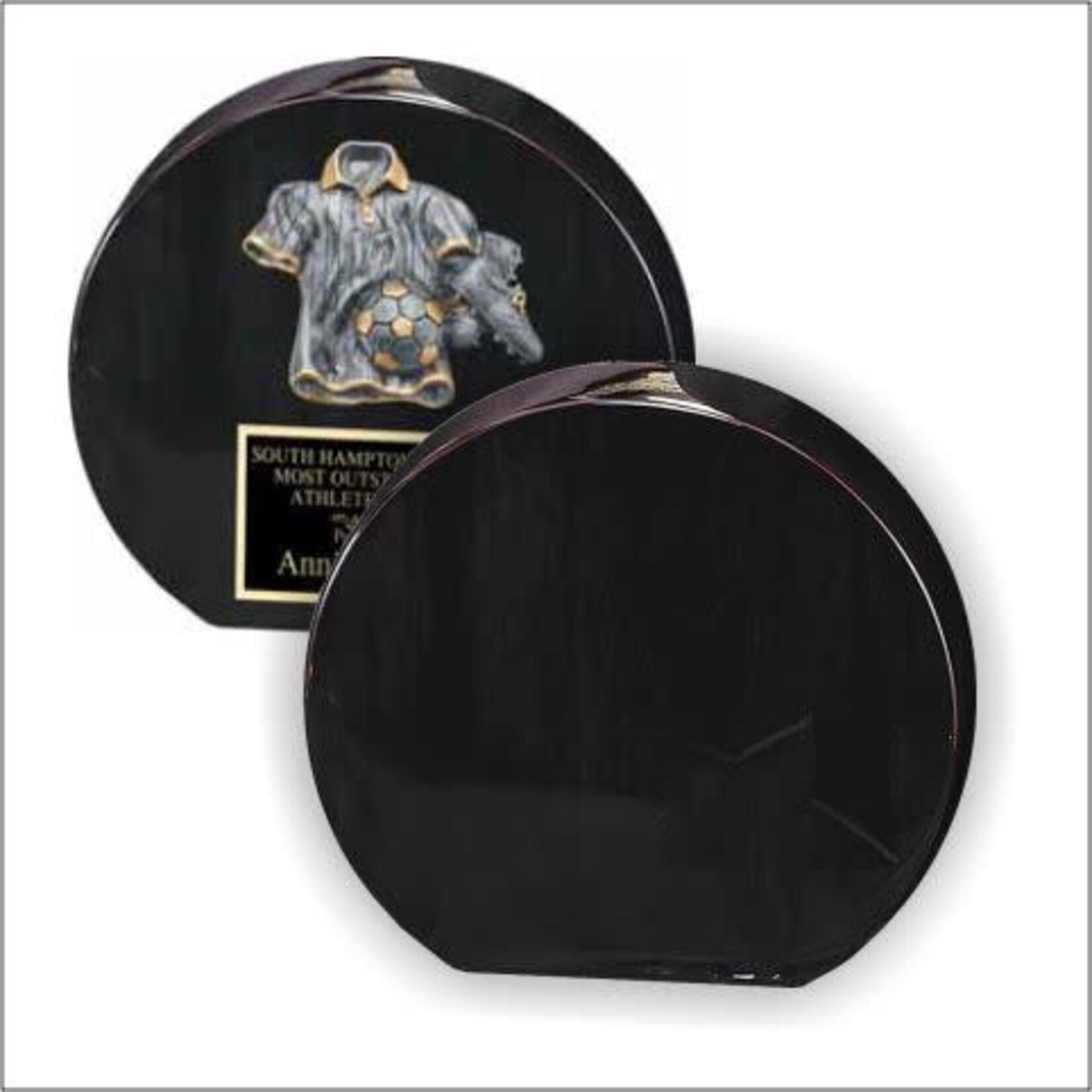 Marco RWS13 ROSEWOOD ROUND PLAQUE incldues engraving