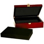 JDS Industries GBX02 Rosewood Box 10.25x7..5x3 1/8 includes engraving on top of box