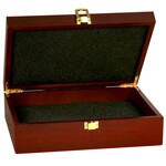 JDS Industries GBX11 Rosewood gift box includes engraving on top of box