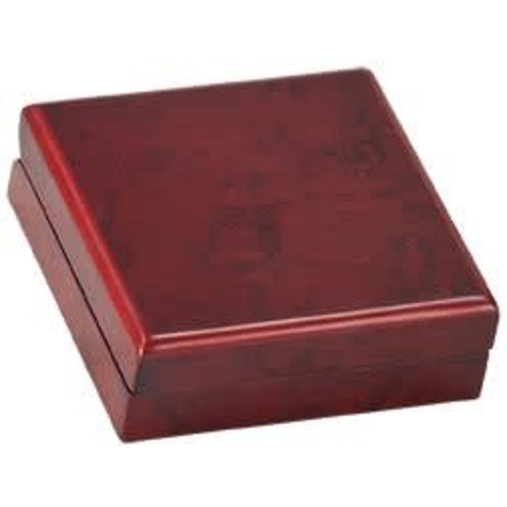 JDS Industries GBX21 SQUARE ROSEWOOD BOX 3.75x3.75 includes engraving on top