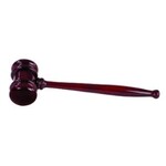 JDS Industries PFG10A Rosewood Gavel 10" w/ engraving band