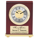 Marco Q005 Rosewood Square Classic Dial Clock