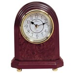 Marco MS2001-14 Rosewood Round Mantle Clock w/ engraving plate