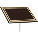 Marco CAP68SM-BRZ 6x8 Bronze Plaque w/ stake and plate