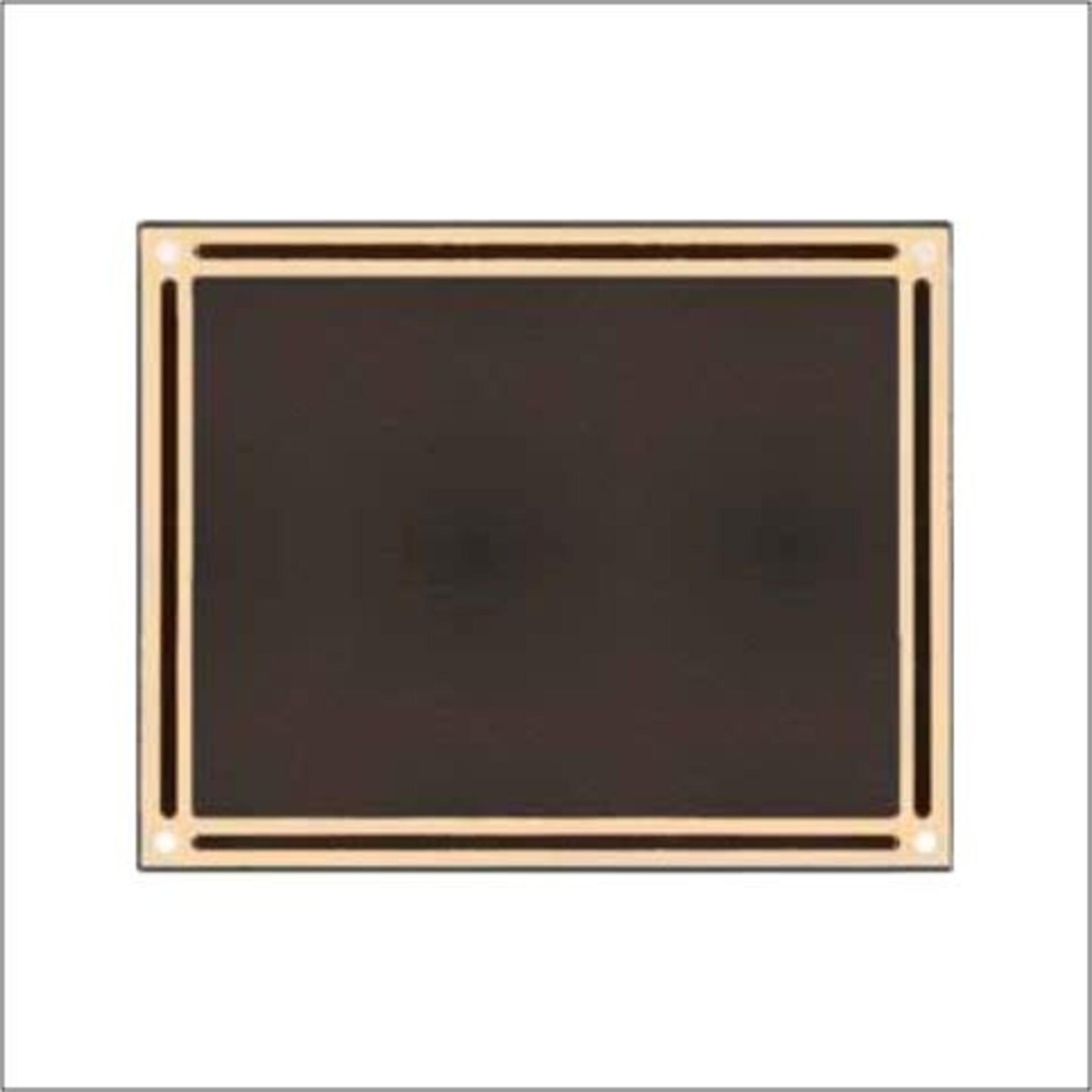 Marco CAP810SM-BRZ 8x10 OUTDOOR PLAQUE W/ PLATE
