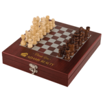 JDS Industries CHES01A Chess Set includes engraving on top