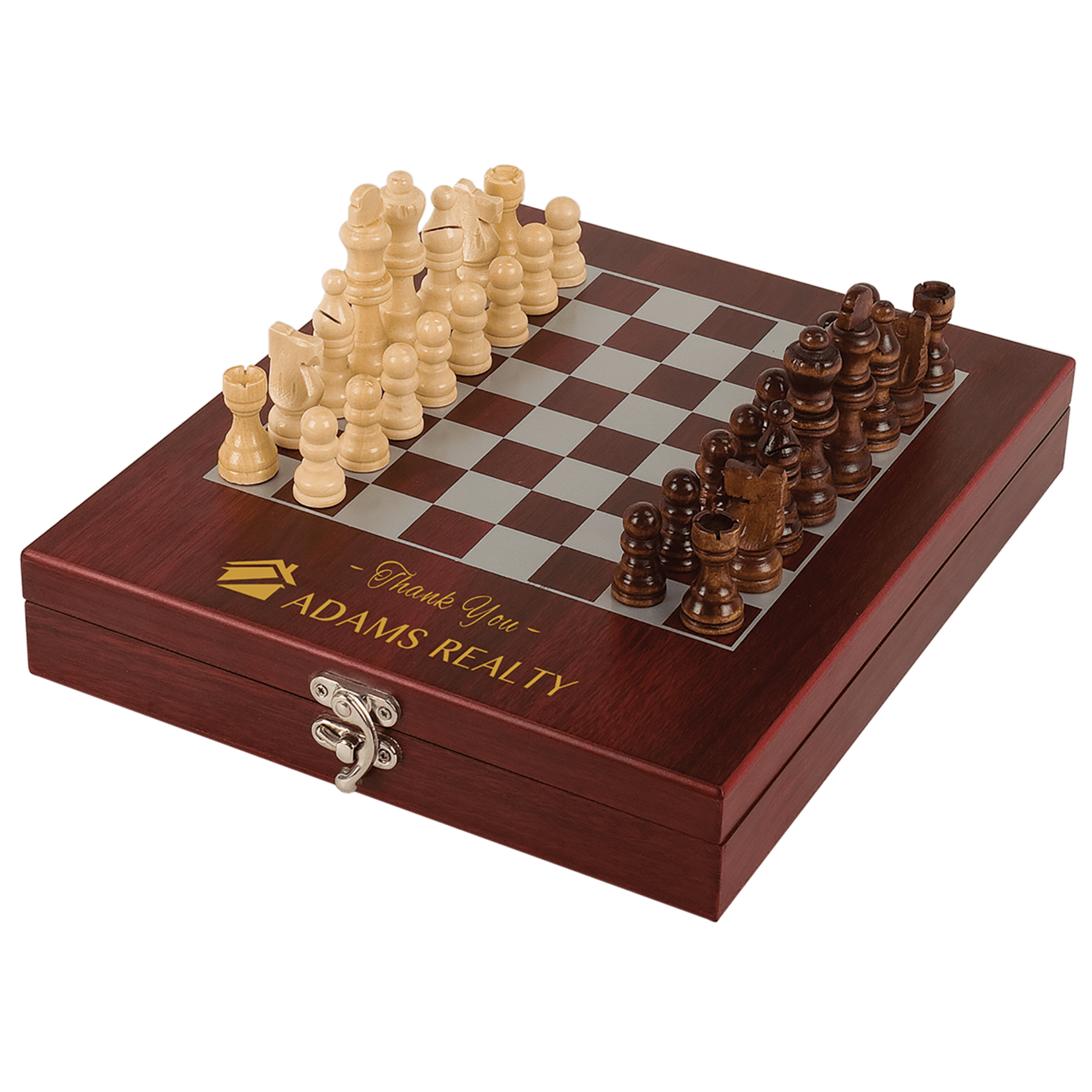 JDS Industries CHES01A Chess Set includes engraving on top