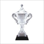 Marco CRY170  Crystal Vase w/ Black Base includes engraving