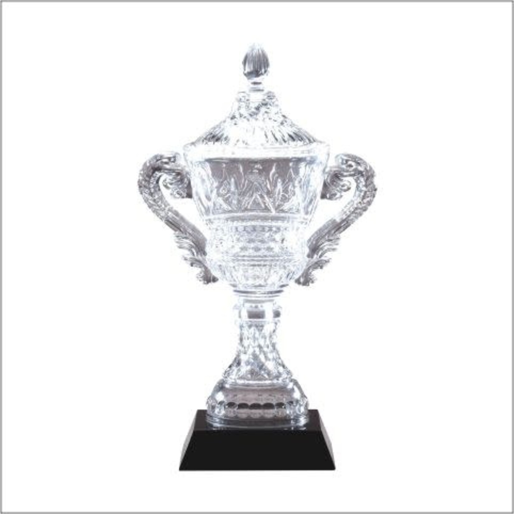Marco CRY170  Crystal Vase w/ Black Base includes engraving