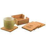JDS Industries CST01 - Bamboo coaster set square