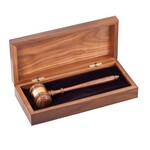 Marco Gavel in Walnut Gift Box includes engraving
