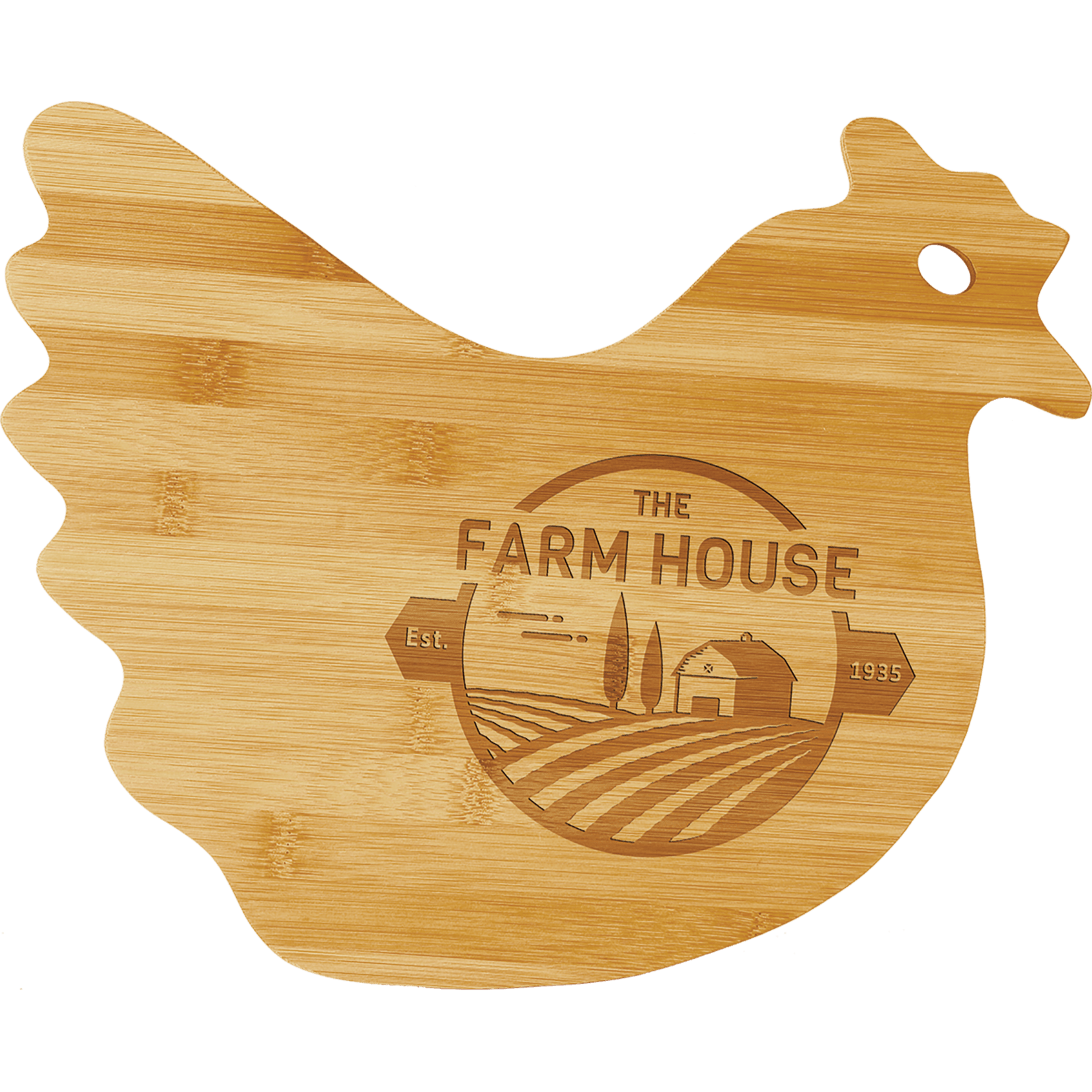 JDS Industries GFT131 Bamboo Hen includes engraving