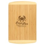 GFT221 Bamboo Cutting Board 18"X12" 2 tone