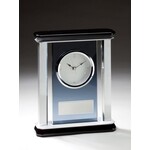 Marco GK37 Clock SMoked Glass w/ engravng plate