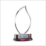 Marco GL26 5.25"x9.25" Flame Glass Award