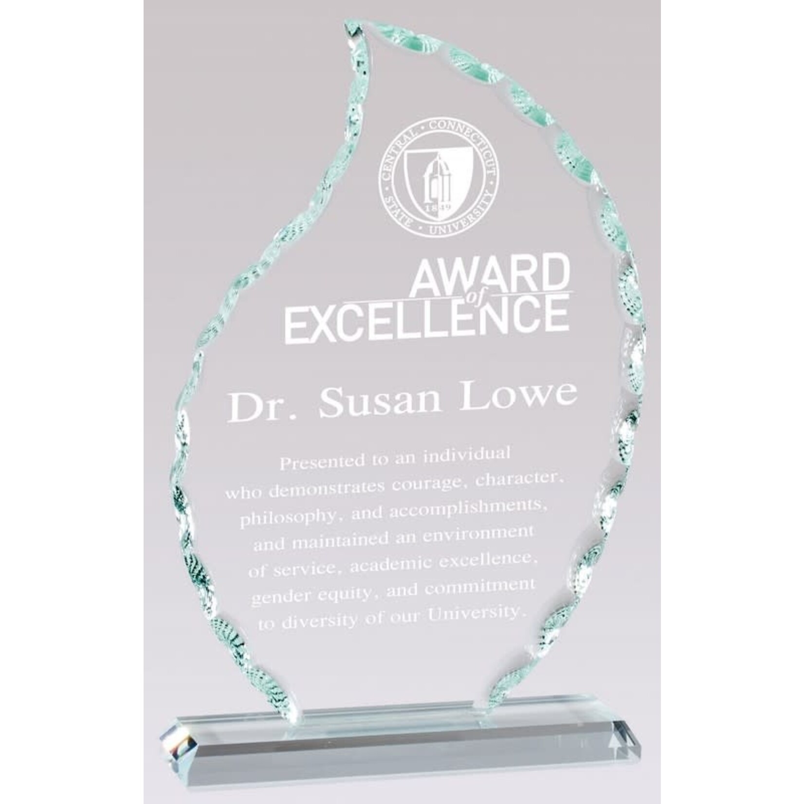 Marco GL343 Faceted Glass Award