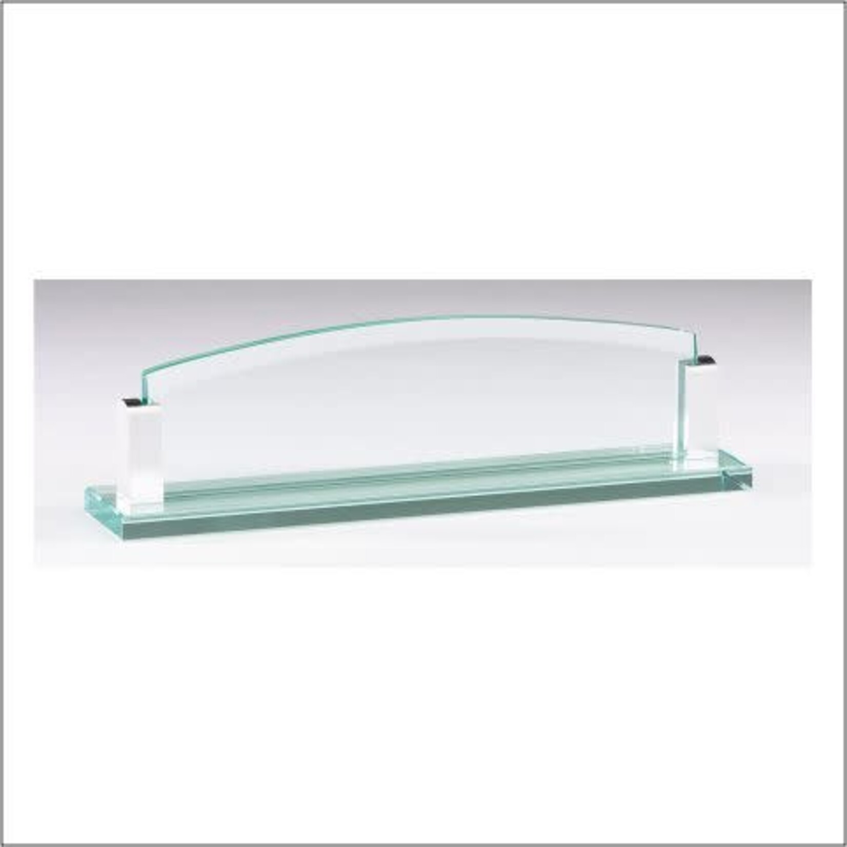 Marco GL79 Glass desk wedge w/ engraving
