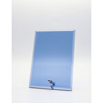 Marco NBL306B 5x7 Blue Beveled Glass Plaque