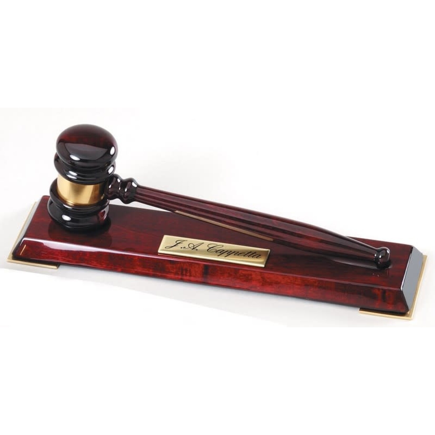 Marco GV138 Gavel on Rosewood plaque