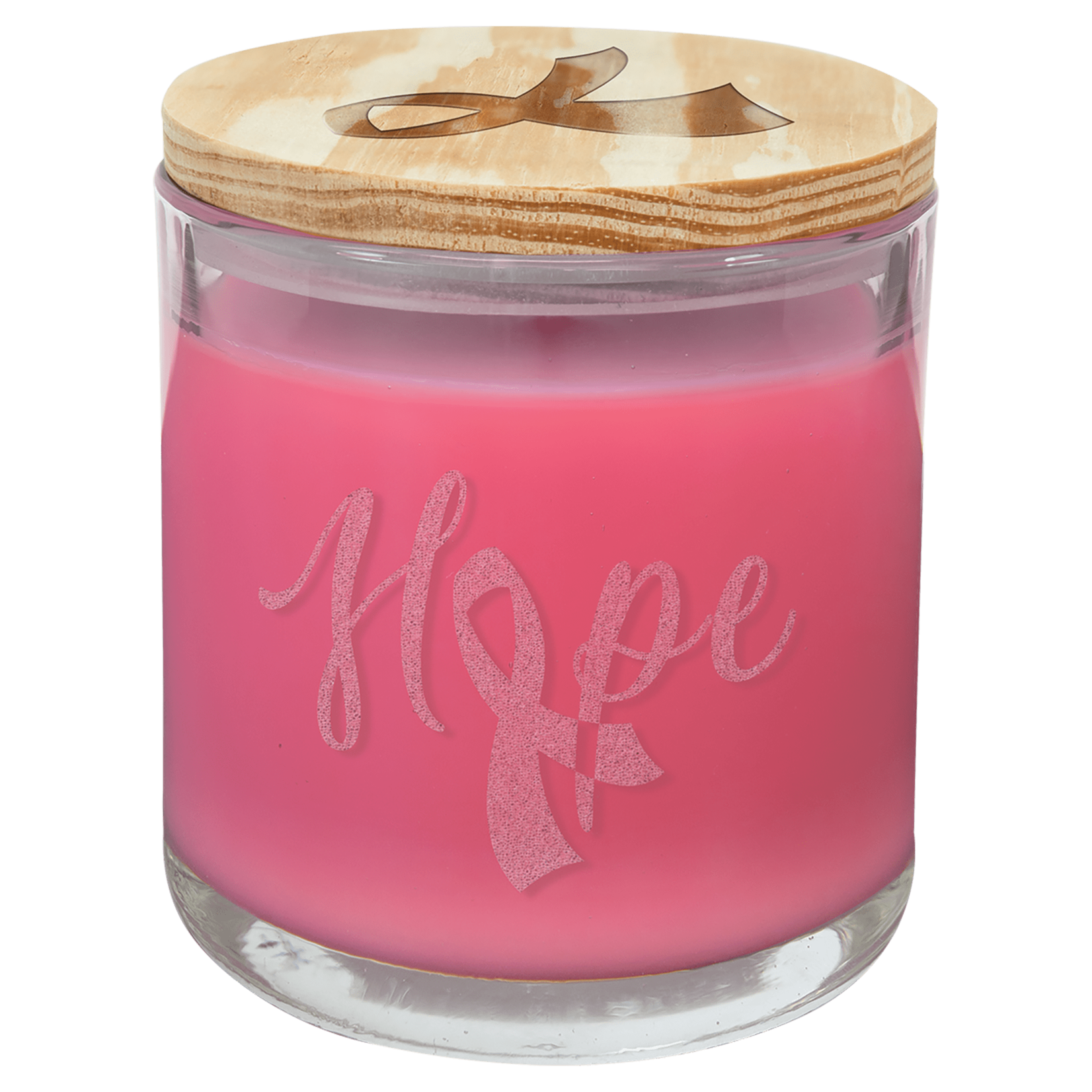 JDS Industries CDL1055 Glass Candle Peony Rose