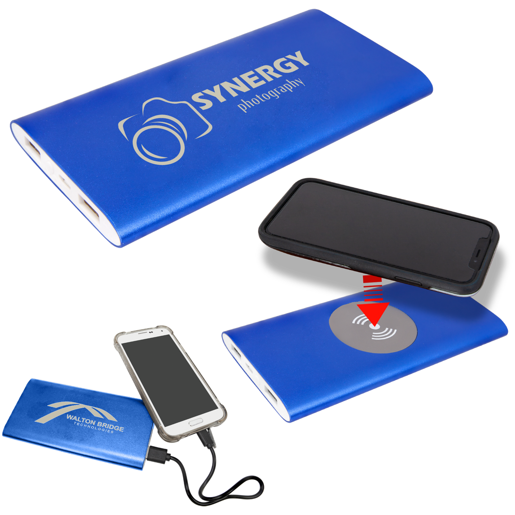 JDS Industries PWR803 Blue Power Bank phone not included