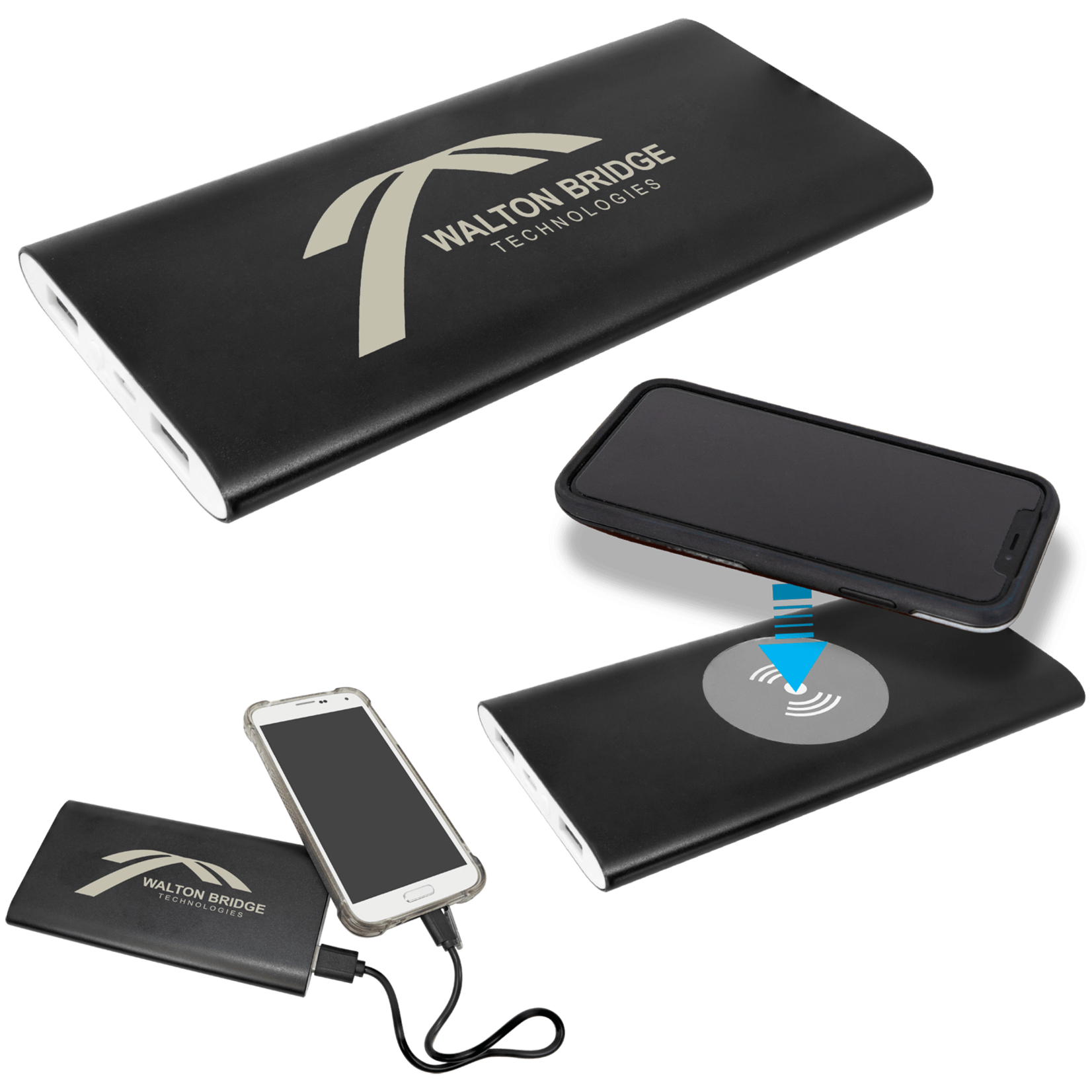 PWR801 Black Power Bank phone not included