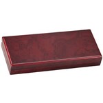 JDS Industries GBX23 8.75 x 3.75 Rosewood Box includes top of box engraving