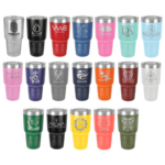 JDS Industries 30oz Tumbler w/ engraving  asst colors