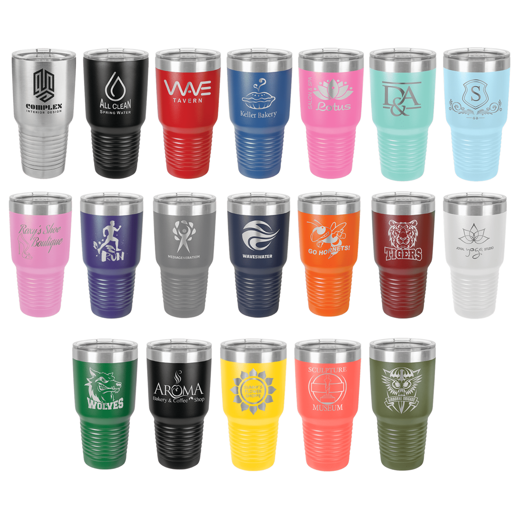 JDS Industries 30oz Tumbler w/ engraving  asst colors