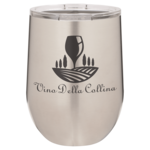 JDS Industries 12 oz Wine Tumbler w/ eng Stainless Steel